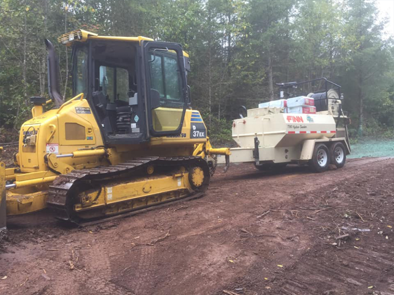Image of Excavator equipment for North Fork Landscape